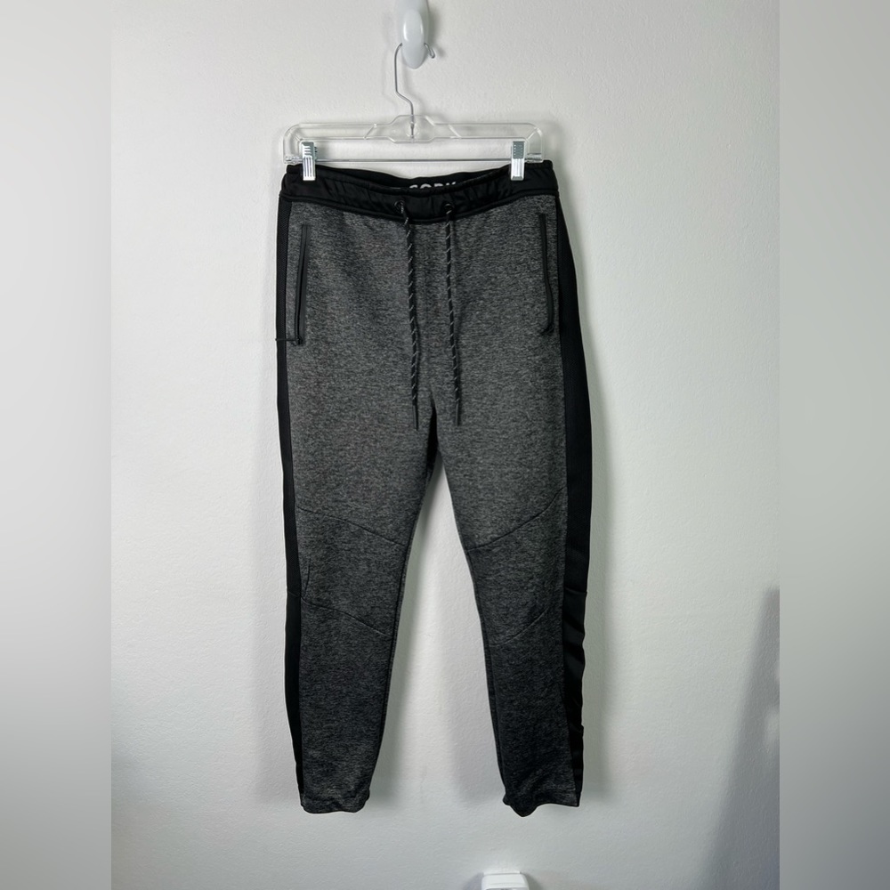 Men’s SOBK - Straight outta Brooklyn New York Gray Black Joggers Hiking Workout
